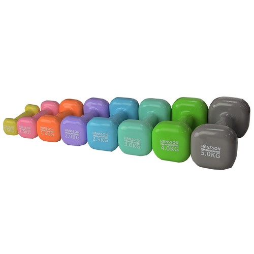Hansson aerobic hanteln set - hansson,
