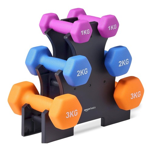 Hantel set paar neopren - hantel, 3