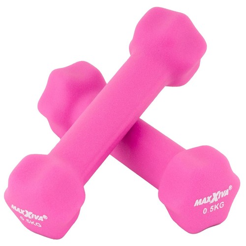 Maxxiva hantel set pink - hantel-set,