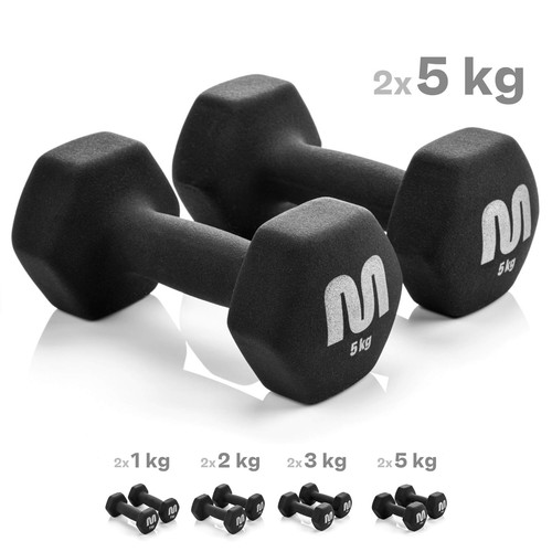 Neopren hanteln set - neopren,
