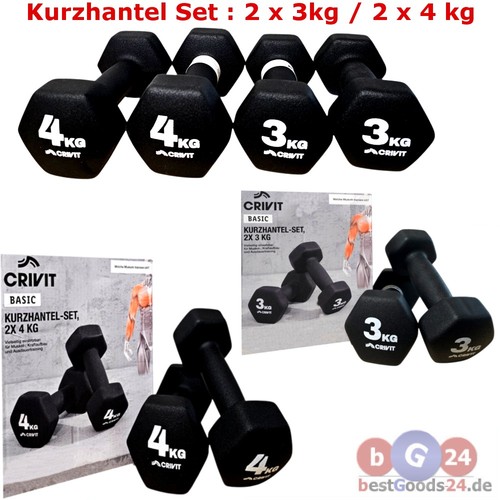 Kurzhantel set 3kg - 2×3kg, /
